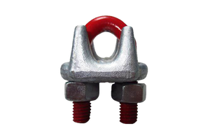 YJC DIN741 Heavy Duty Forged Cast Iron Wire Rope Clip Industrial Cable Clamp (inch) for Rigging Hoisting and Lifting