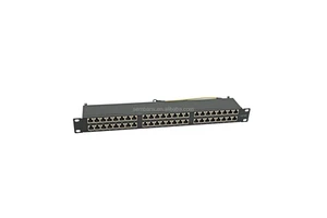 1U 48 Ports Cat6 FTP Patch Panel Shielded