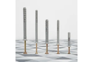 Plastic Expansion Screw Nail Frame Anchor Nylon Frame Fixing Drywall Anchors With Screw