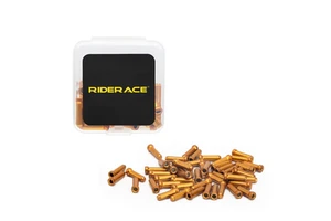 Riderace 50 Pcs/Lot Bicycle Brake Shifter Cable End Caps MTB Bike Derailleur Shift Wire Ferrules Shifter Inner Cable Tips Crimps
