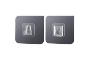 Heavy Duty Snap Lock Adhesive Wall Bracket Punch-Free Damage-Free Holder For Router Plug Board Cord Storage Home Organizer