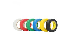 PVC Electrical Insulating Tape 18mm X 10m General Purpose Vinyl Wiring Harness Cable Bundling Color Coding Reliable Electrical