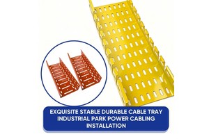 Economic Perforated Cable Tray Multiple Colors Customizable Multiple Materials Optional Competitive Wholesale Price for Factory