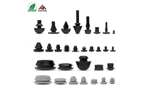 Customizable Silicone Rubber Plugs Various Sizes of Nitrile/EPDM Caps Silicone Rubber End Caps