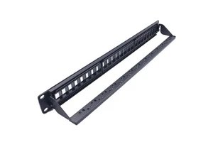 XL-P5E0B 24 Port Patch Panel Cat6 Patch Panel RJ45 Keystone Network Patch Panel for Ethernet Wiring