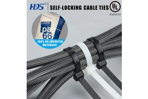 CE ROHS UL Certified Customized Self-locking PA66 Nylon Zip Tie 4 Inch Super Quality 2.5*100mm Plastic Cable Ties 100 Pcs / Bag