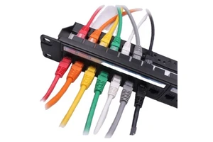 OEM 24-Inch Inline Optical 19-Inch Patch Panel with CE/ROHS Certification and T568A/B Labeling