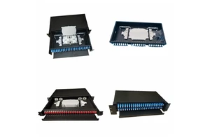 24 48 Port SC/LC/FC/ST FTTH Fiber Optical Distribution Frame ODF Optic Patch Panel