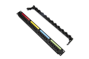Hot UTP Patch Panel 24 Port Removable Easy to Install With Different Function Color
