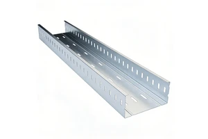 Ventilated Cable Tray Different Sizes Available Galvanized Perforated Trough For Ventilation Support