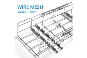 Industrial Stainless Steel 304 316 Electrogalvanized Wire Mesh Cable Tray with High Corrosion Resistance for Outdoor/Indoor Use