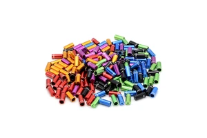 ZOYOSPORTS Road Mountain Bicycle Bike Aluminum Alloy 5mm Brake Cable Caps 4mm Deralleur Cable End Cap