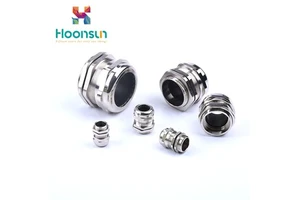 M10 Stainless Steel Wire Rope Connector IP68 Cord Grips And Strain Relief Fittings Brass Material For Cable Glands