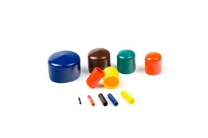 Colorful Plastic Tube Protector Soft PVC Rubber End Cap for Cable Pipe Fitting Covers Cable End Cap