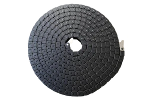 Black Plastic Cable Tray with Flexible Hydraulic Nylon for Drag Chain