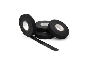 19mmx25m Whole Price Black Rubber Automotive Engine Fuzzy Cotton Friction Cloth Electrical Insulating Fleece Wire Harness Tape