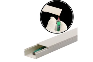 Excellent Quality PVC Network Wiring Cable Duct Floor Trunking Plastic Cable Duct Factory Price Conduits & Fittings