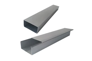 QX OEM ODM Slotted Aluminium D Channel Cable Trunking Raceway Kit Wall Concealer