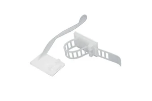 Backed Adhesive Cable Management Clips Adjustable Clamp Wire Holder Organizer Cable Clip