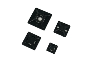 Hot Sale Factory Direct Self-Adhesive Nylon Tie Mounts with Glue Wall Protection