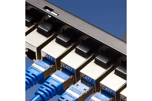 High-Precision 1U 24-Port CAT7 Shielded Integrated Patch Panel cat7 network patch pane keystone Jack wall mounted patch panel