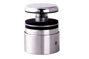 Hot Sale High Quality Modern Stainless Steel Glass Holder Wall Standoff Bracket For Mall Use
