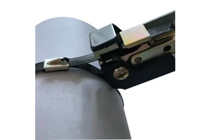 Resistant Polyester Coated Pvc Black Stainless Steel Cable Ties Flexible Cable Ties