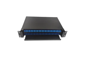 Customized 48/96/144 Core Fiber Optical ODF Patch Panel Ftth Indoor Rack Mount Drawer for WiFi POE 4G 3G GSM Networks