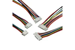 Custom Micro JST GH 1.25mm Pitch 4p To 16p IP68 Rated Tinned Copper Conductor PVC Insulation Connector Cable Harness