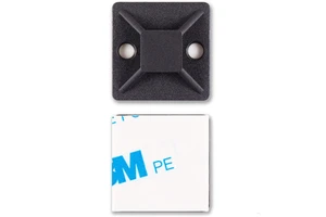 Adhesive Nylon Cable Tie Mounts Industrial Household Use Various Sizes 20*20mm/25*25mm/30*30mm/40*40mm Secure Back Mount Wire