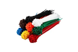 Factory-Sold Self-Locking Magic Plastic Cable Tie Clips Soft Nylon 66 with Stainless Steel Secure Fastening