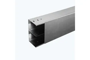 Reinforced Hot Dipped Galvanized Steel Cable Tray Fireproof and Sturdy Channel Cable Tray
