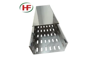 Industrial Steel Perforated Cable Tray with Cover Accessories Complete Set for Cable Laying