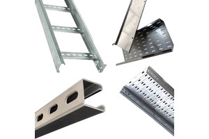 Cable Tray Electrical Wiring Accessories Perforated Network Cable Trunking Tray With Cover