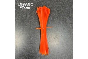Orange Color Nylon Cable Ties 50LBS Self-Locking Heavy Duty Wire Ties Anti-UV for Multipurpose Use