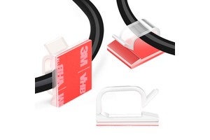 Customized Logo Cable Management Clips Mini Portable Car Table Cable Management Holder Cable Clips Holder Clips