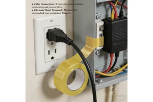Reversible Thermochromic Silicone Rubber Insulating Electrical Tape-High Temp Sensitive Tape (-76F 570F) for Electrical