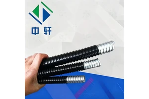 Hot Selling Zhongxuan Black PVC Coated Corrugated Tube Fire Resistant Waterproof Flexible Conduit Square Lock Structure