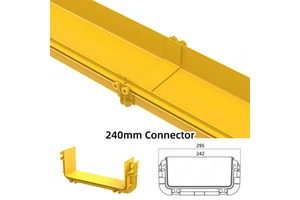 Connector of 240mm Fiber Cable Tray Straight Line Connection Accessory