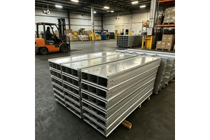 Heavy-Duty Hot-Dip Galvanized Fireproof Cable Tray Custom Sizes & Plate Thickness Available