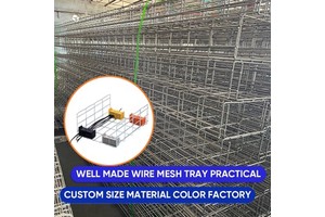 Sturdy Durable Wire Mesh Cable Tray Factory Direct Sale Wholesale Price For All Kinds Of Commercial Building Projects