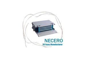 Rack Mount Optical Fiber Distribution Frame ODF Network Termination Box 12-144 Port Fiber Patch Panel Telecom