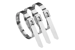 Multi Size 304 Stainless Steel Cable Ties Heavy Duty Metal Tie Wraps for Wire Bundling