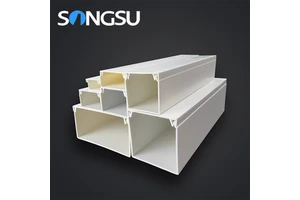 Produce and Wholesale All Specification Sizes Pvc Wireway Cable Tray 900mm 150mm