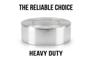 Thickened Aluminum Foil Sealing Tape 100mm Waterproof Heat Insulation Tape for HVAC Duct EMI Shielding Metal Repair
