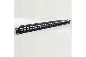 High Quality 24-Port UTP Type Blank Blank Patch Panel for Keystone