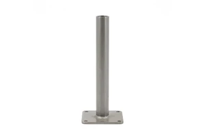 Concealed Floating Support Heavy Duty Powder Coated Steel Tube Bracket Furniture Leg Post Assembly Hardware Gray Anti-Corrosion