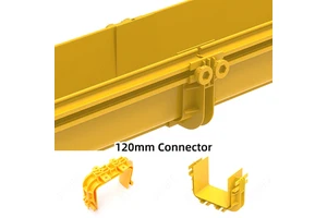 Connector of 120mm Fiber Cable Tray Straight Line Connection Accessory