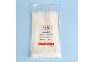 YDSL 8mm Nylon Cable Ties for Wire Management 350mm Cable Strap Self-Locking Cable Tie Wraps Nylon 66 UV