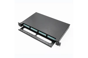 Factory Manufacturing High Power and Low Loss OM3 OM4 24 Core MTP MPO Fan-out Patch Panel